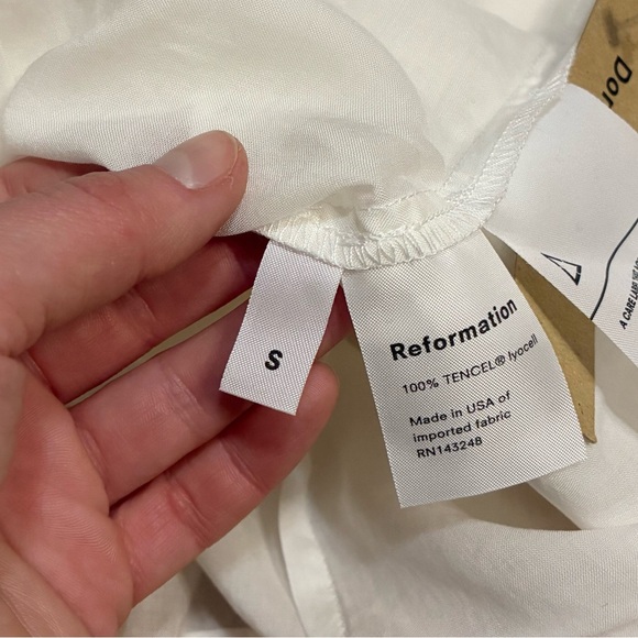 NEW. Reformation Charleston Blouse. NWT - Picture 7 of 7